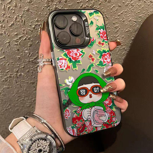 Northeast Big Flower Fortune for 15Promax Phone Case Iphone14 Apple 13 New 1211 All-Inclusive Xr Female