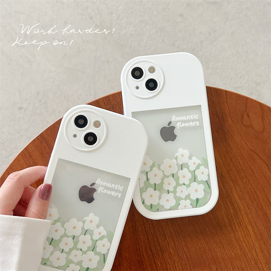 Ins Gentle and Fresh Flowers for Iphone14promax Apple 13 Phone Case 11/12 Soft Xr Female Xs