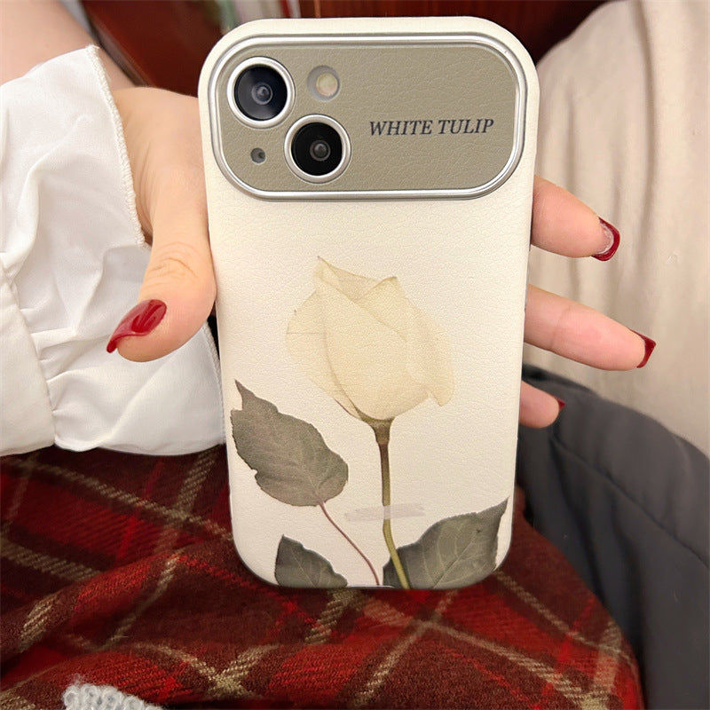 an Oil Painting Flower Iphone14promax for 11 Apple 13 Phone Case 12 Simple 15pro Creative Female